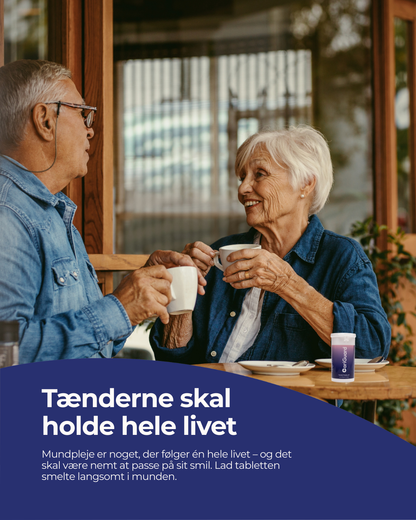Tandtablet med mælkesyrebakterier samt L-arginin til tænder og mund – CariGuard (30stk)