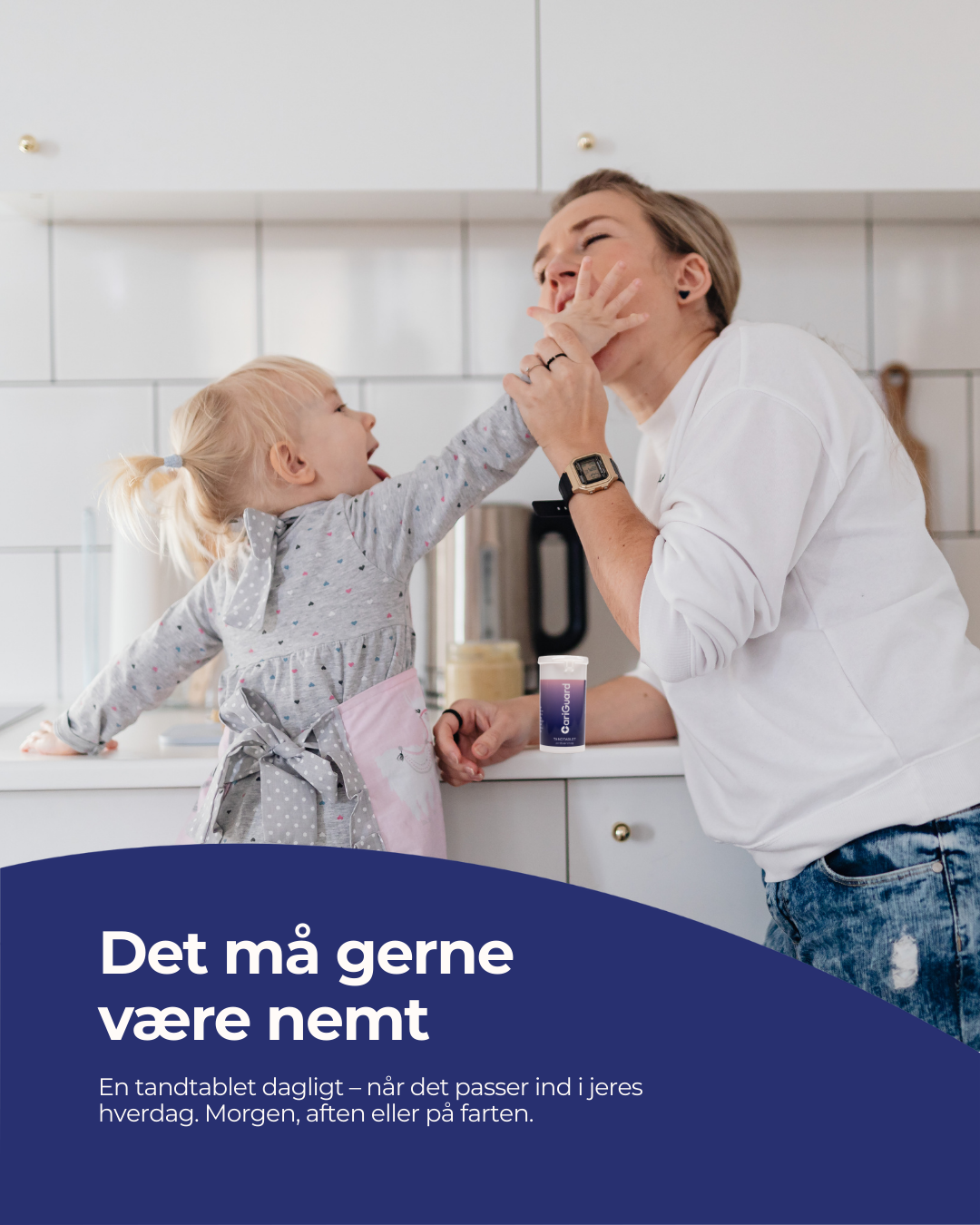 Tandtablet med mælkesyrebakterier samt L-arginin til tænder og mund – CariGuard (30stk)